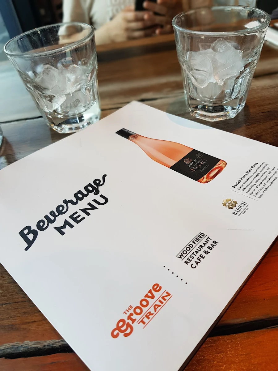 Menu, The Groove Train Cranbourne