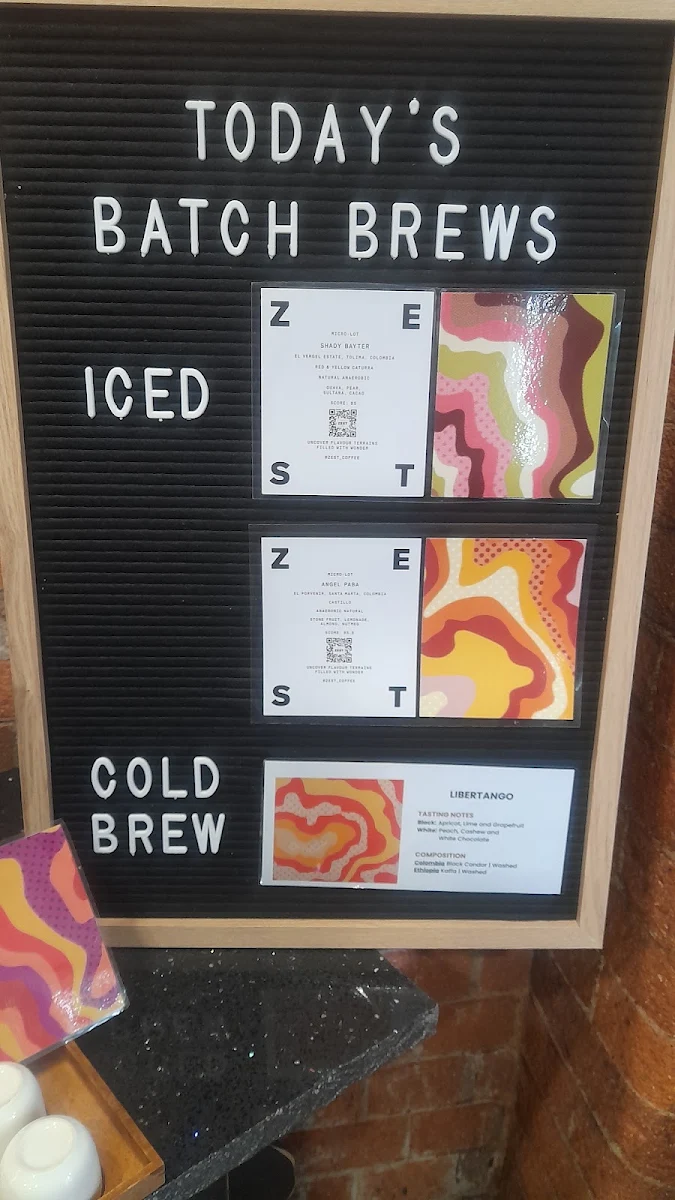 Menu, Vinty Bean