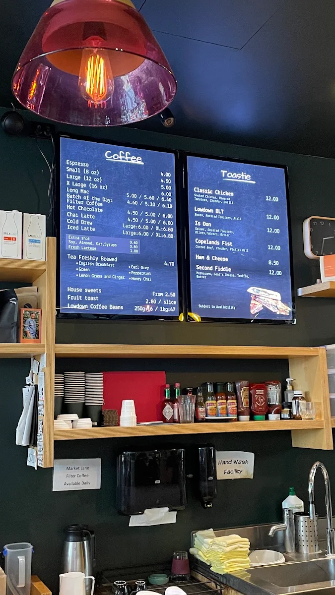 Menu, Lowdown