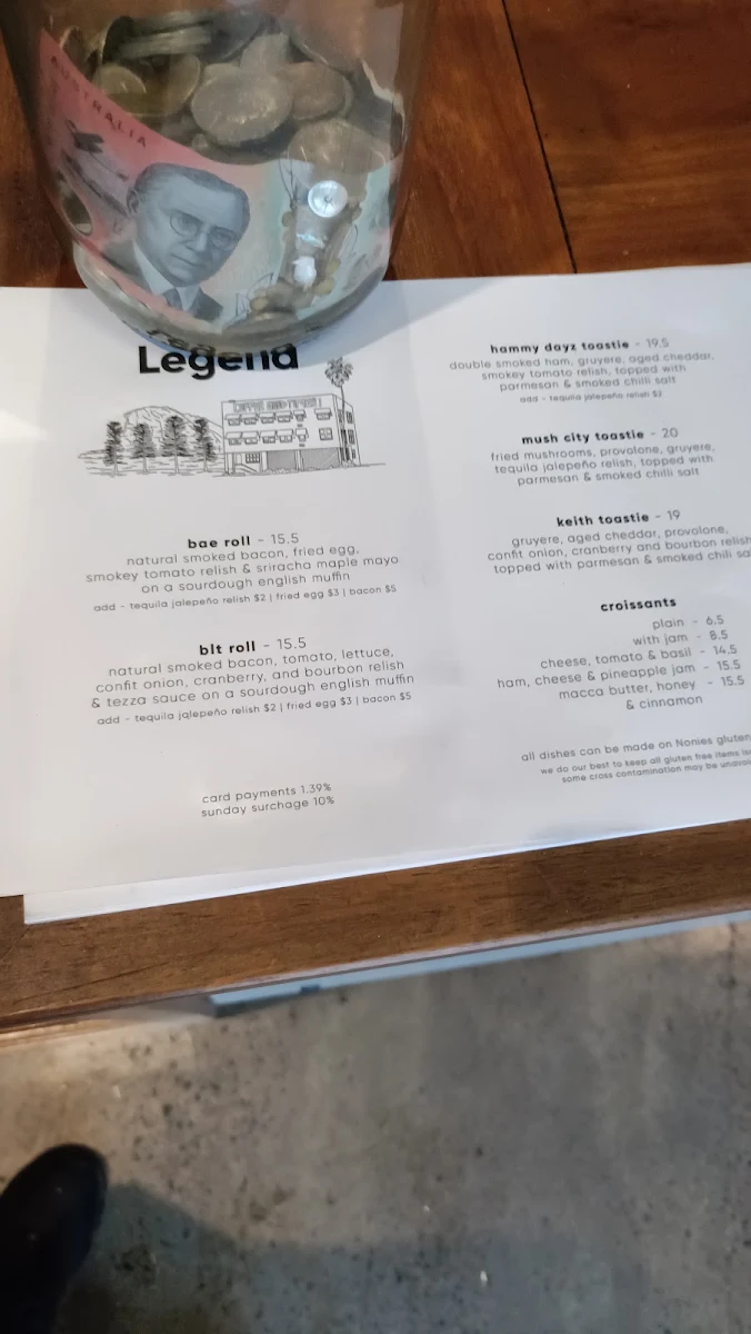 Menu, Legend Coffee And Culture