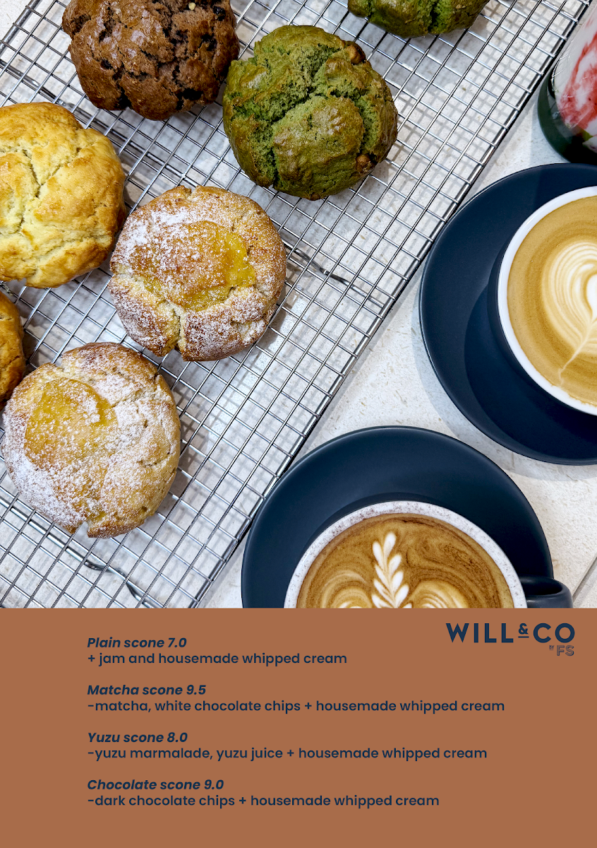 Menu, Will & Co Chatswood