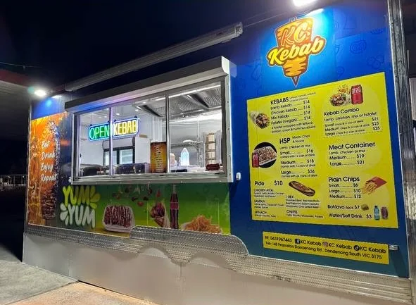 Menu, KC kebab