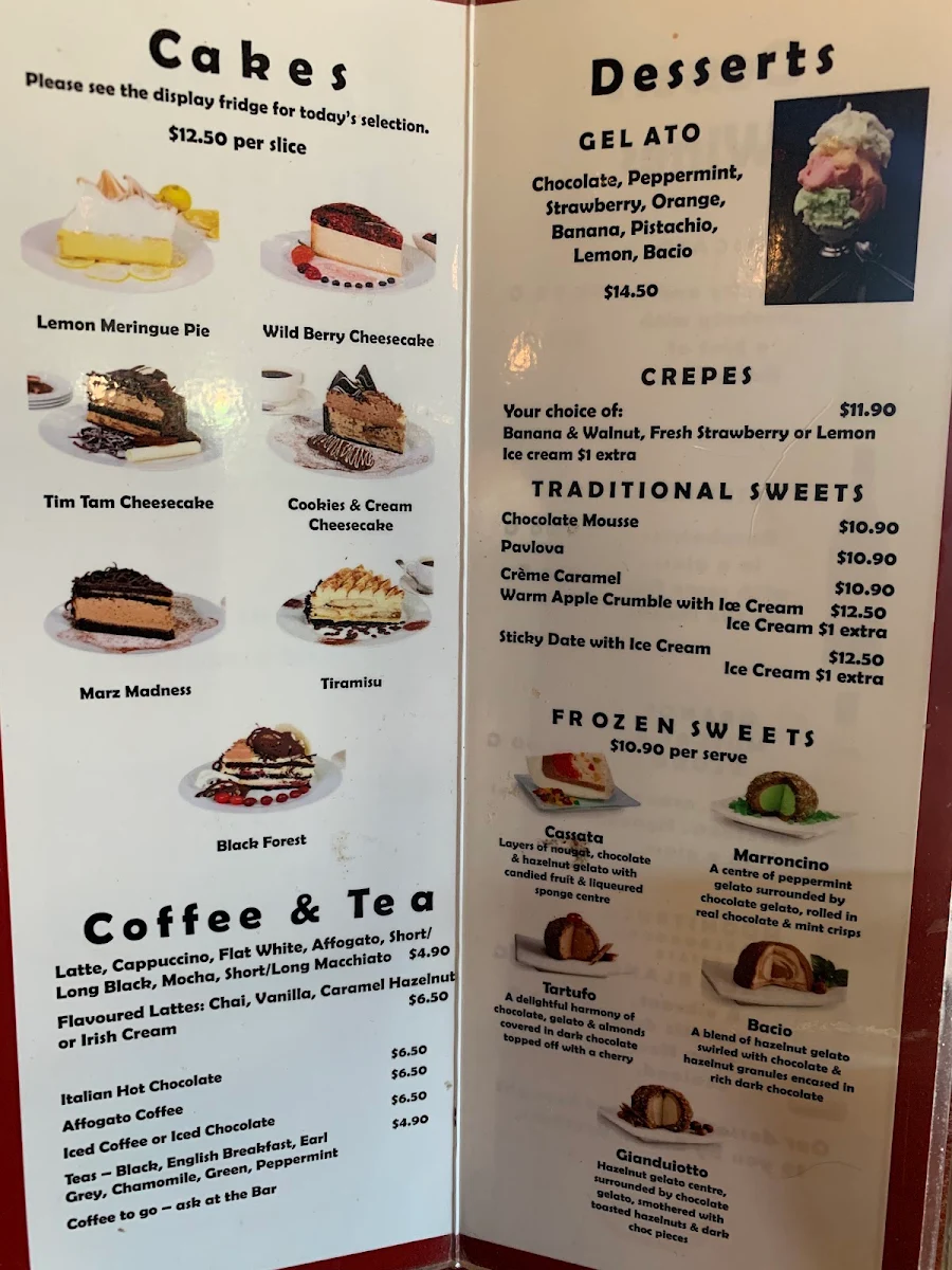 Menu, Sofia Camberwell