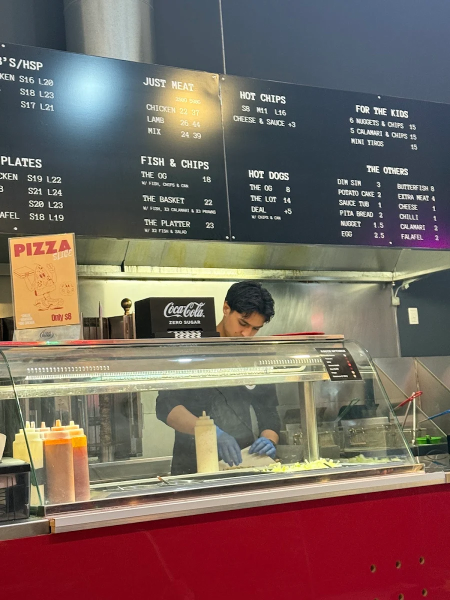 Menu, K's Yiros