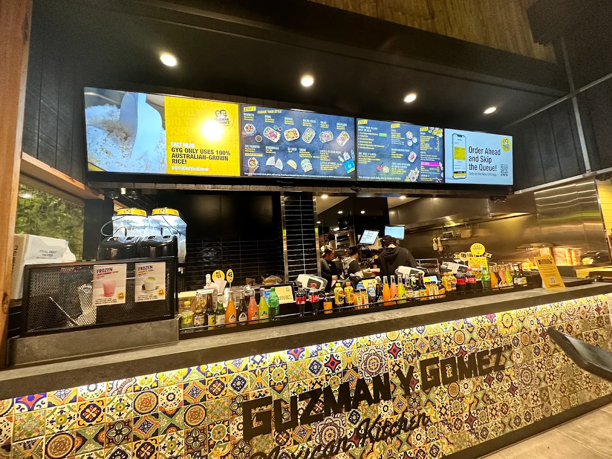 Menu, Guzman y Gomez - Malvern East
