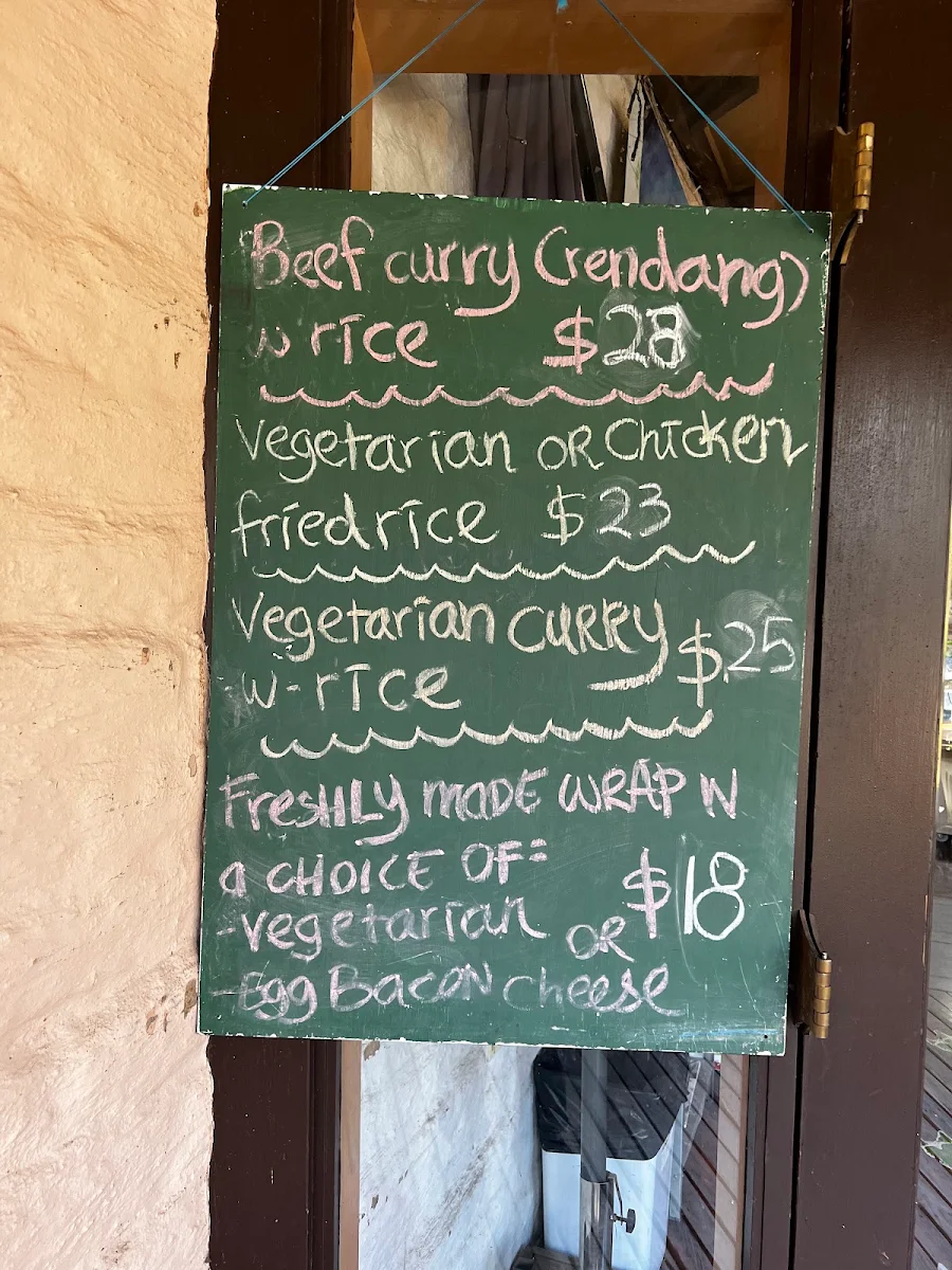 Menu, Tea Pot Cafe