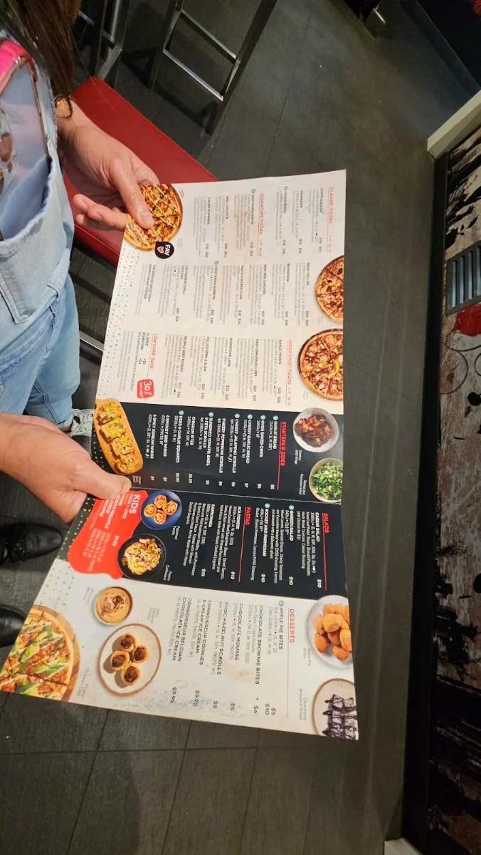 Menu, Crust Pizza Norwood