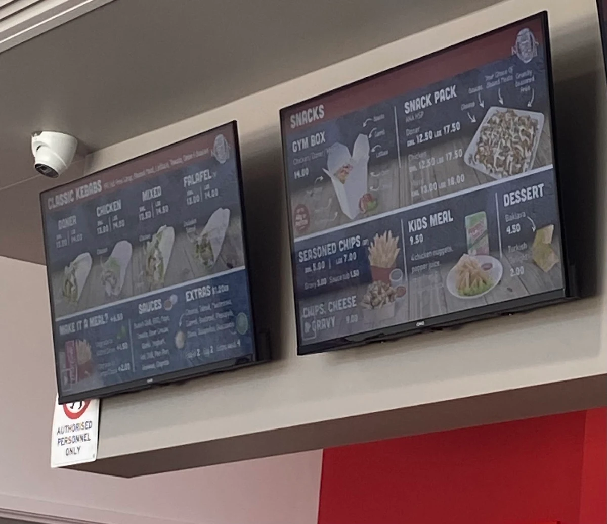 Menu, Ms Kebabs & Grill