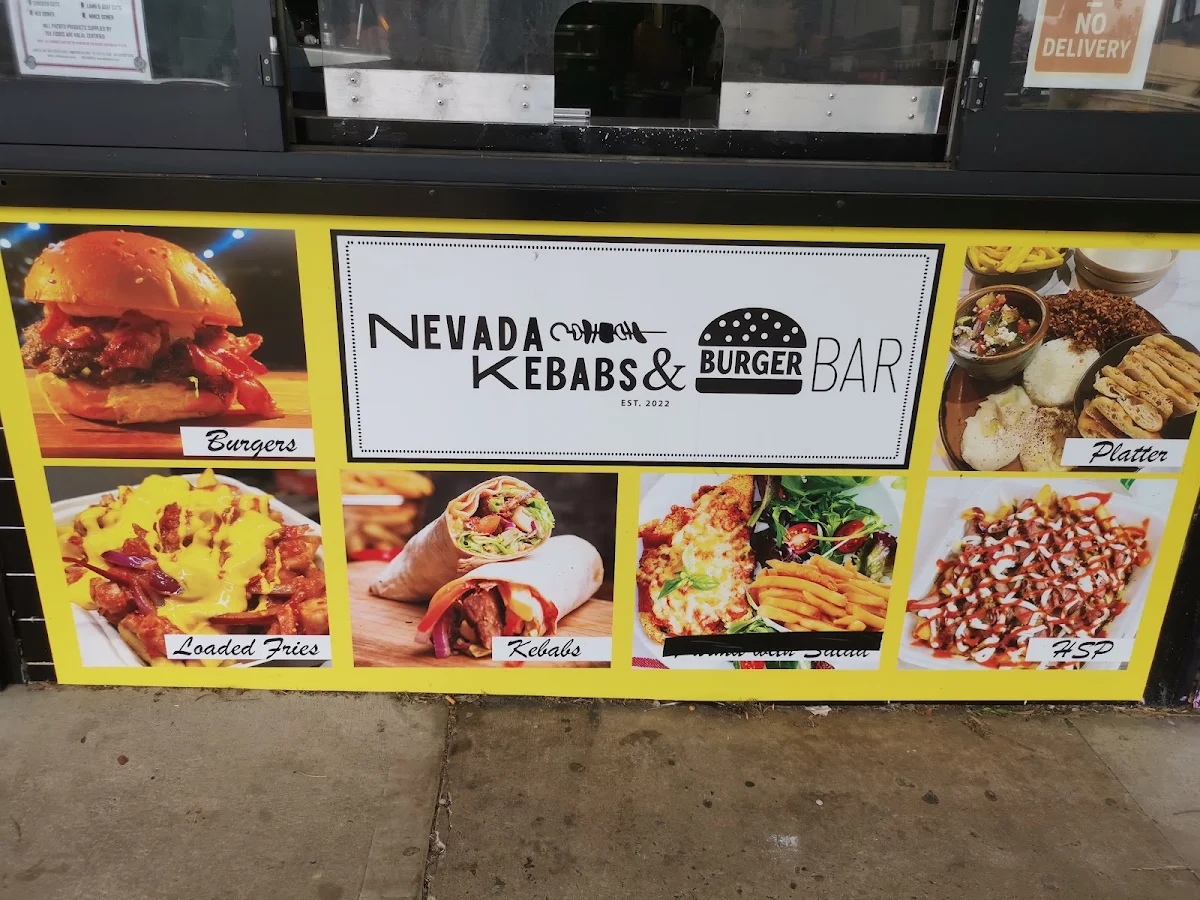 Menu, Nevada Kebabs & Burger Bar