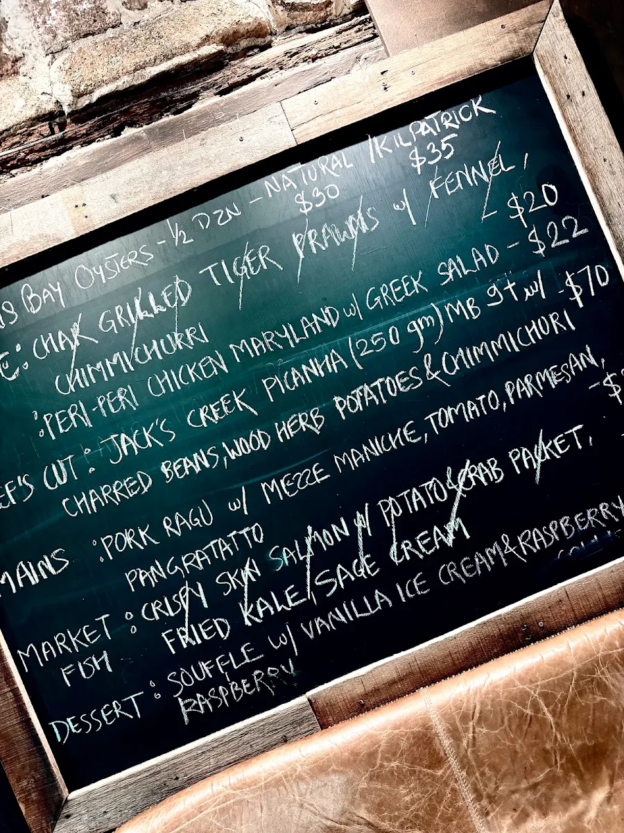 Menu, The George Bar & Dining