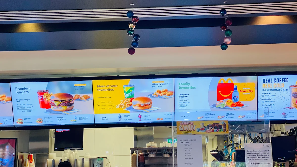 Menu, McDonald's Carnes Hill