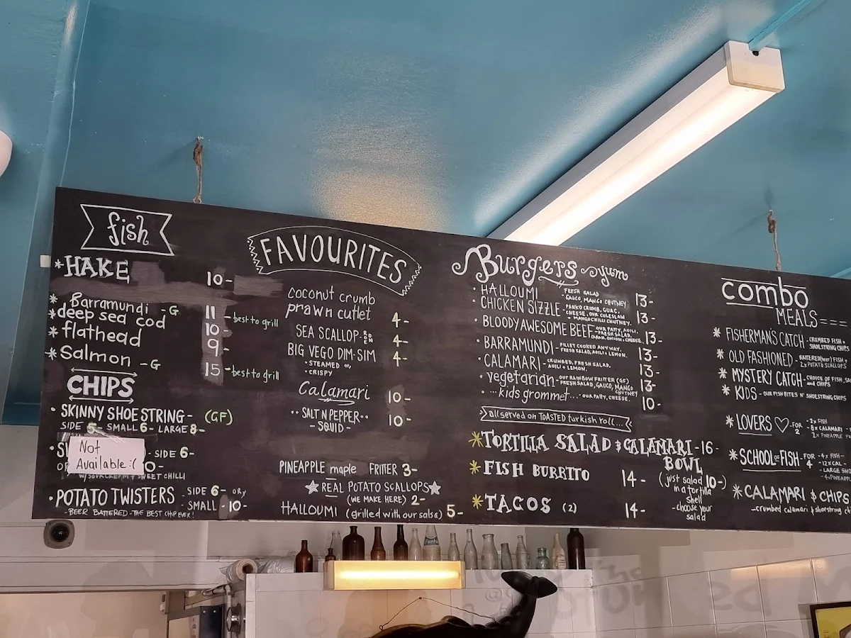 Menu, The Stunned Mullet