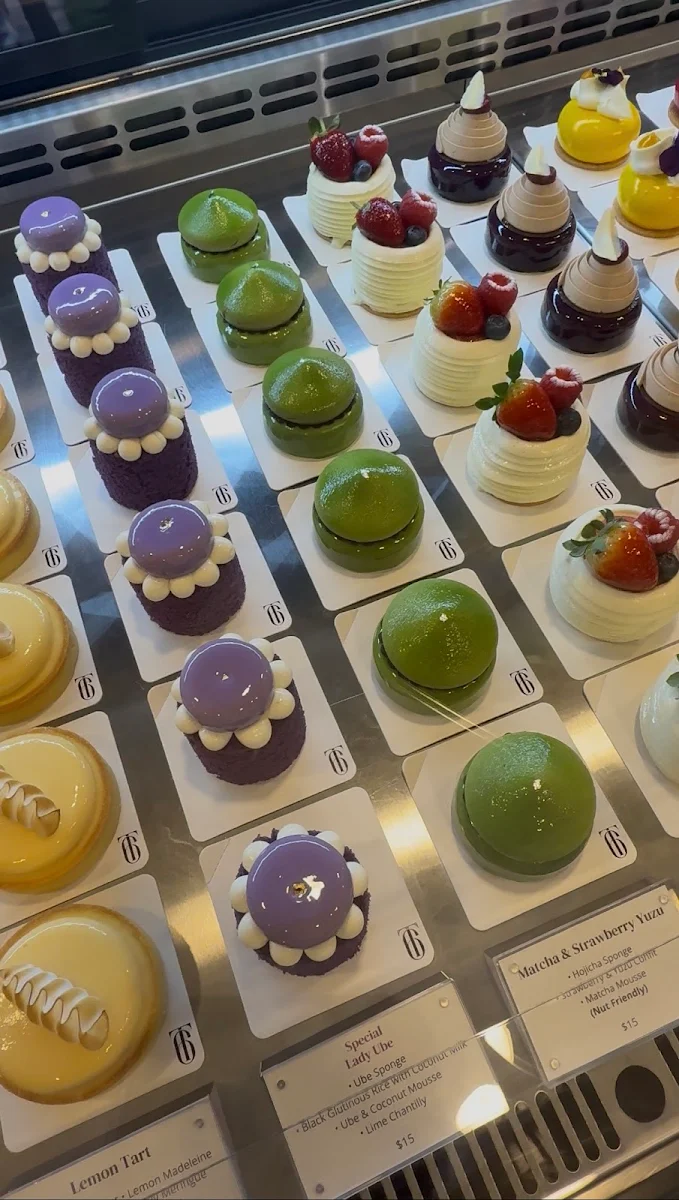 Menu, T6 Patisserie
