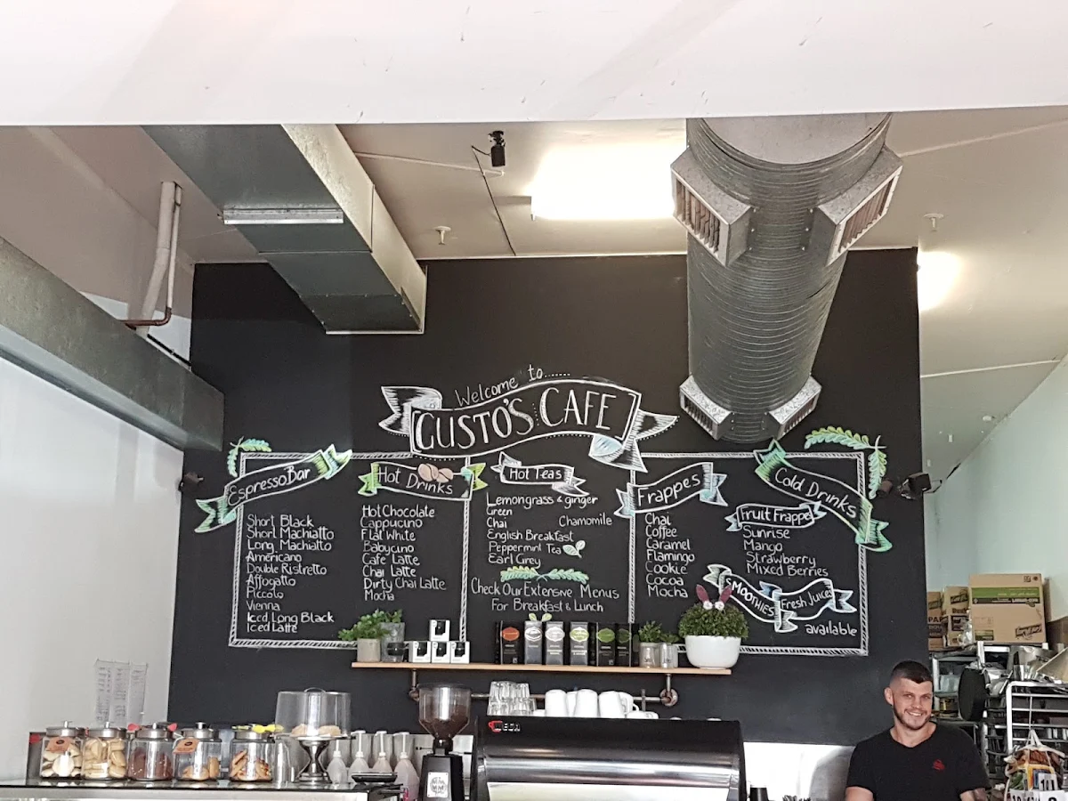 Menu, Gusto