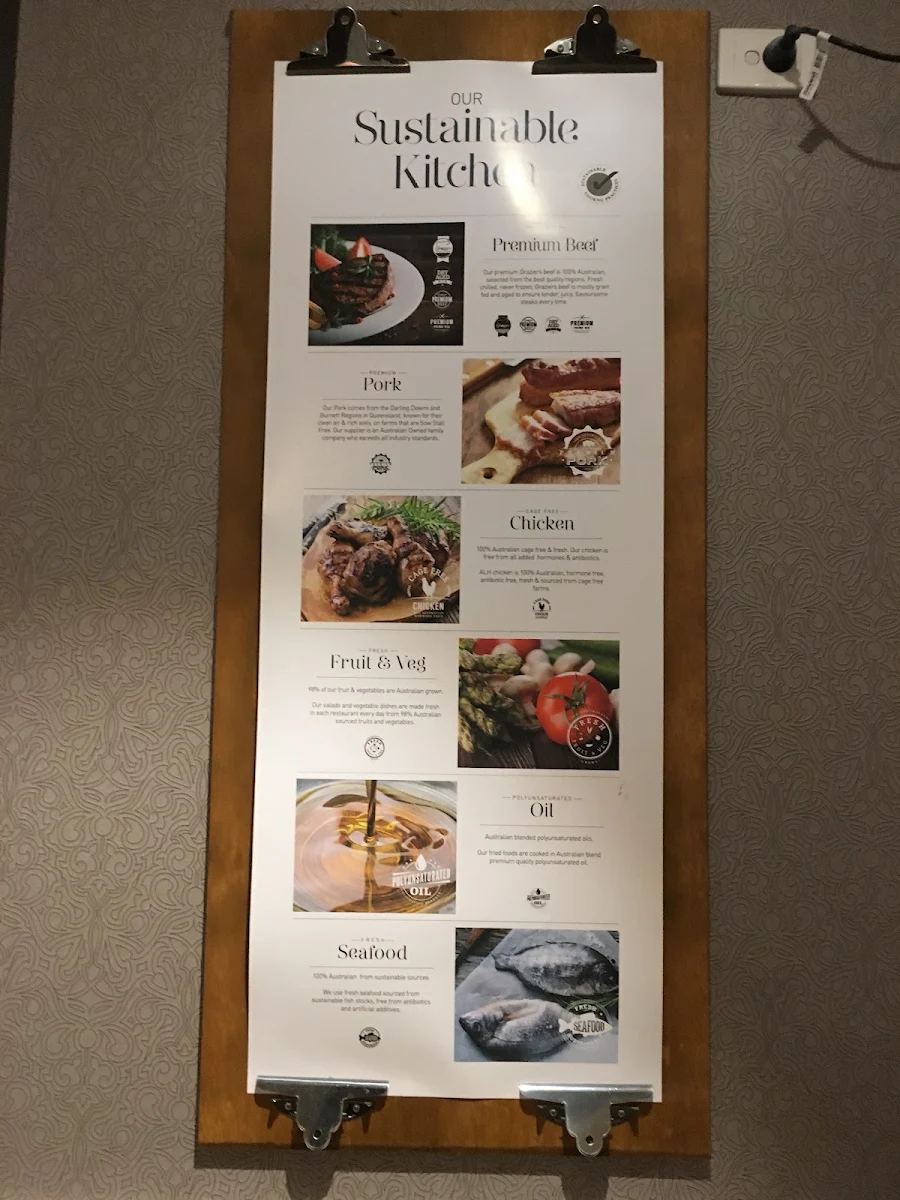 Menu, Jimboomba Tavern