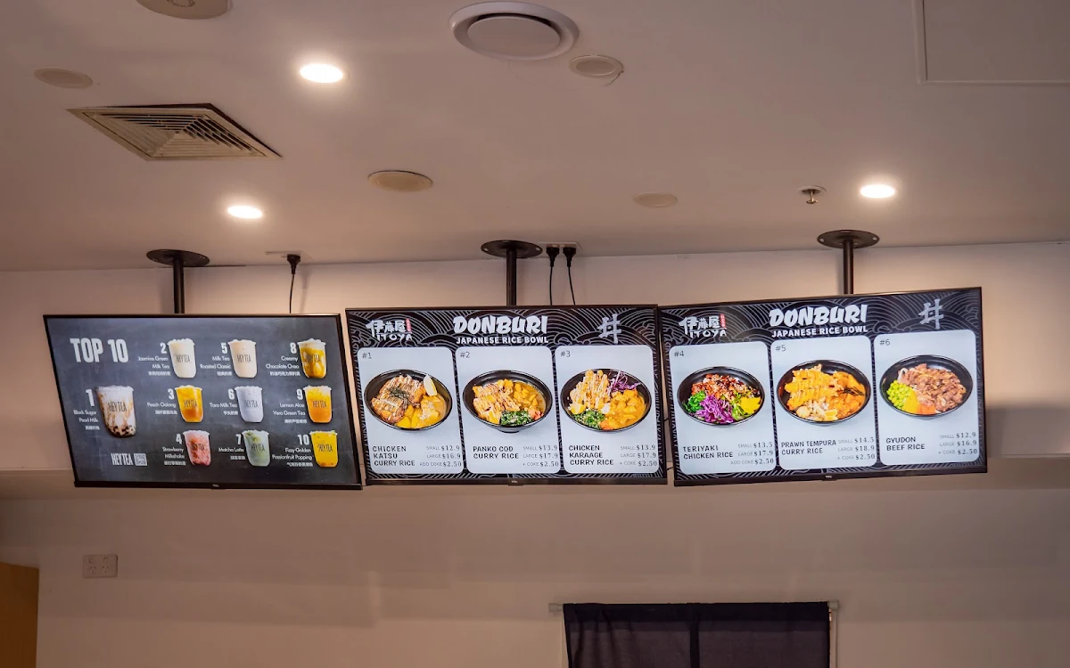 Menu, Sakura Cafe