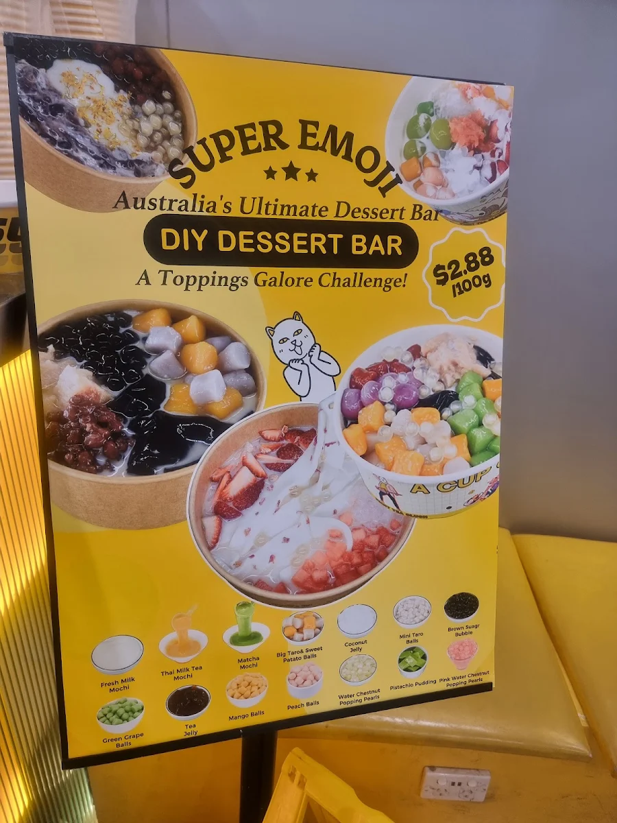 Menu, Super Emoji