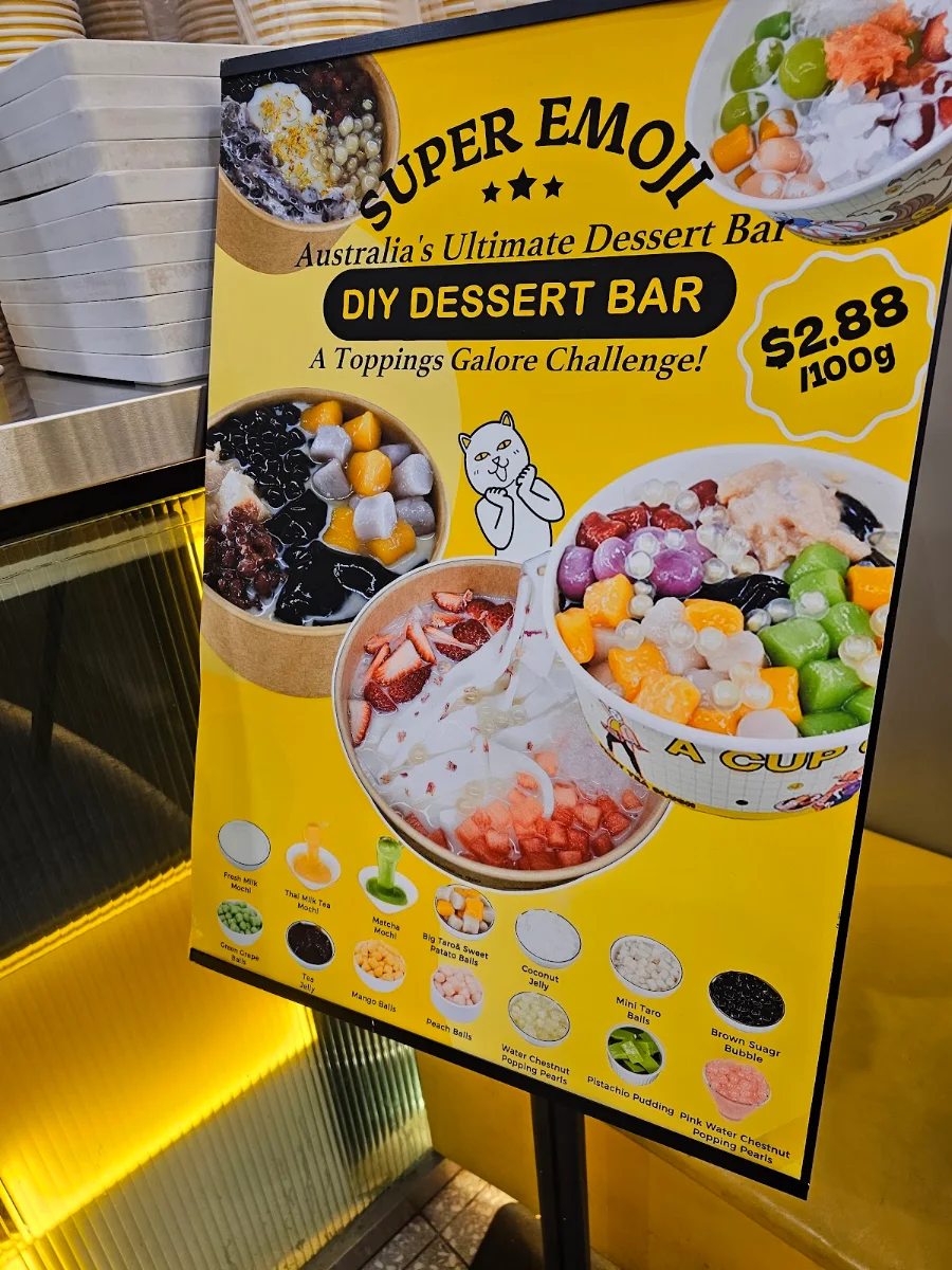 Menu, Super Emoji