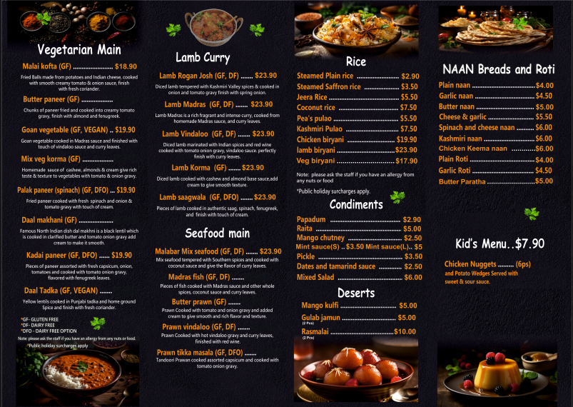 Menu photo 1