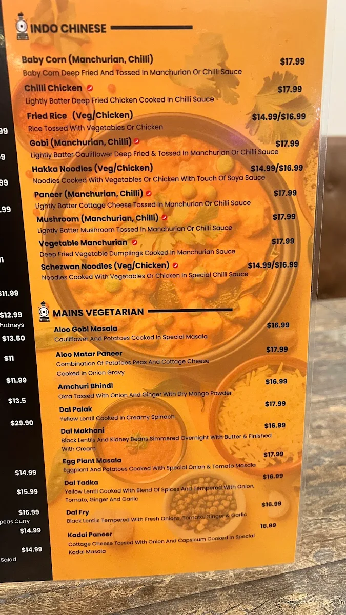 Menu, Ludhiana Junction