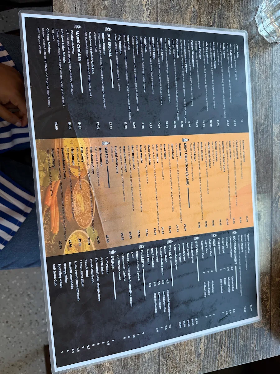 Menu, Ludhiana Junction