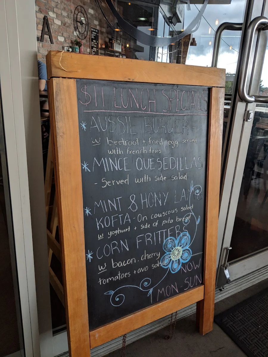 Menu, Cafe Mila