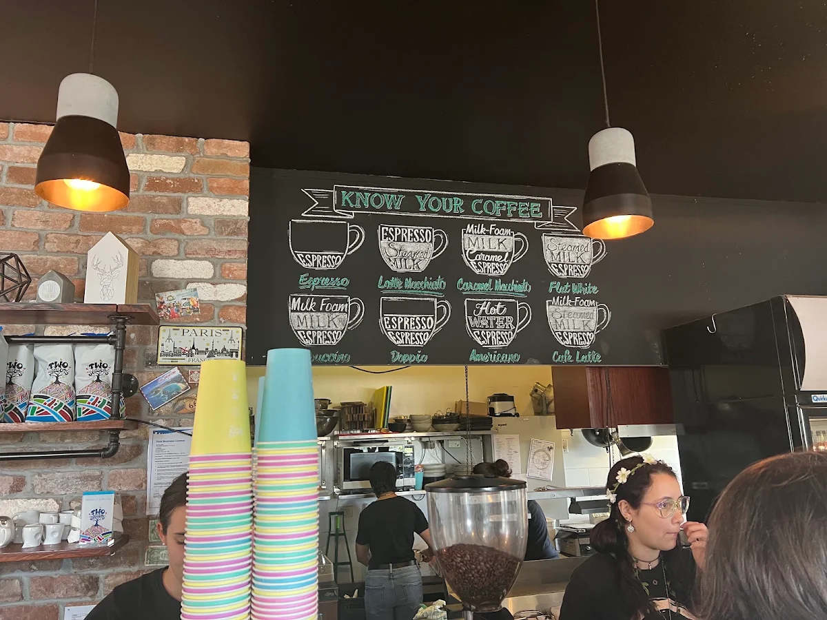 Menu, Cafe Mila