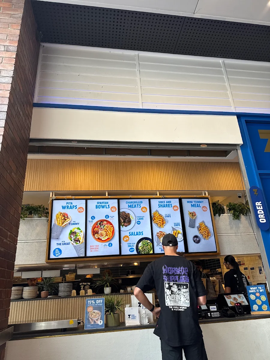 Menu, Zeus Street Greek Maitland Green Hills