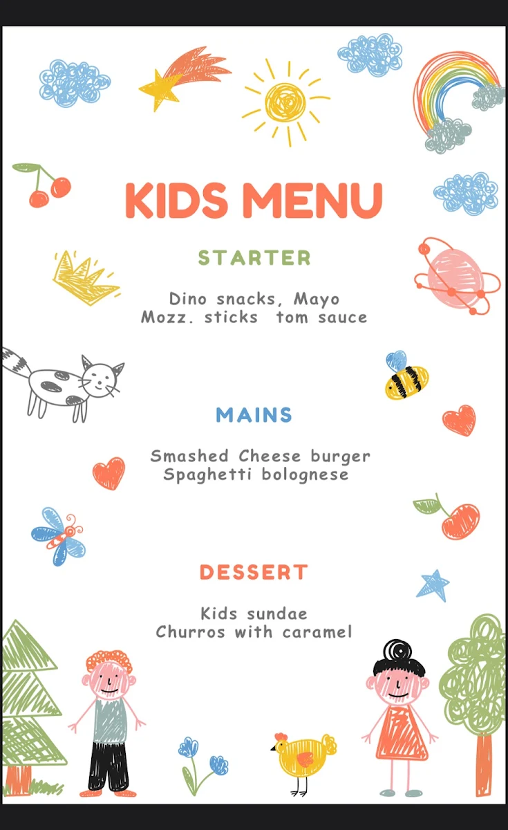 Menu, Nord Cafe Bar & Restaurant