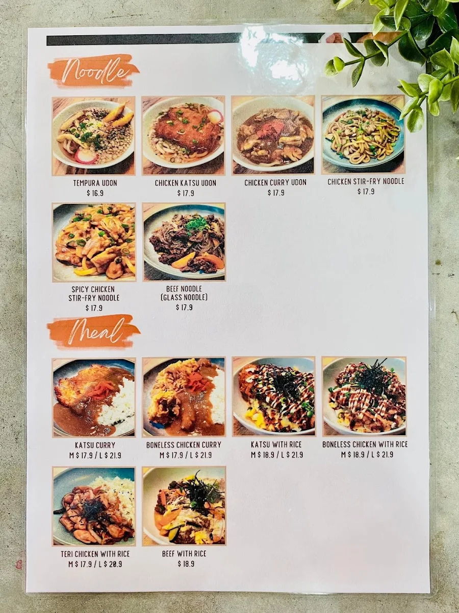 Menu, J1Sushi Southside