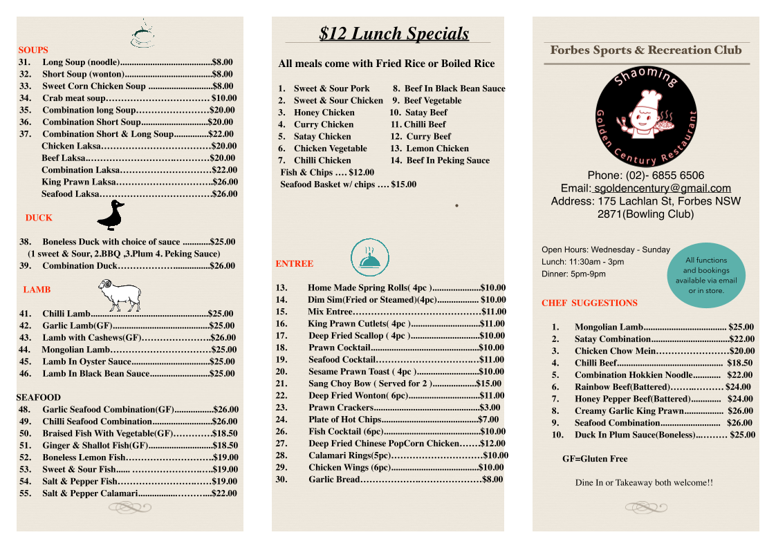 Menu photo 1