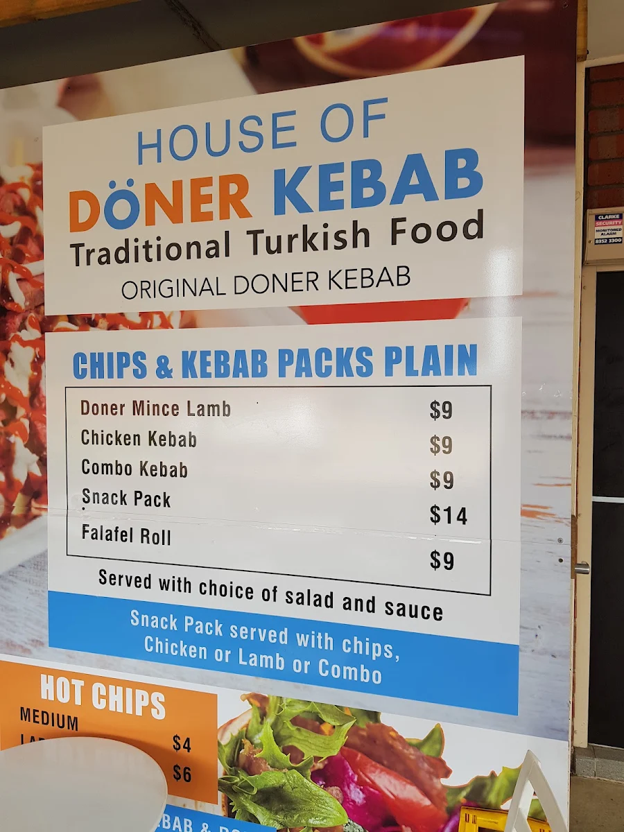 Menu, Kababje