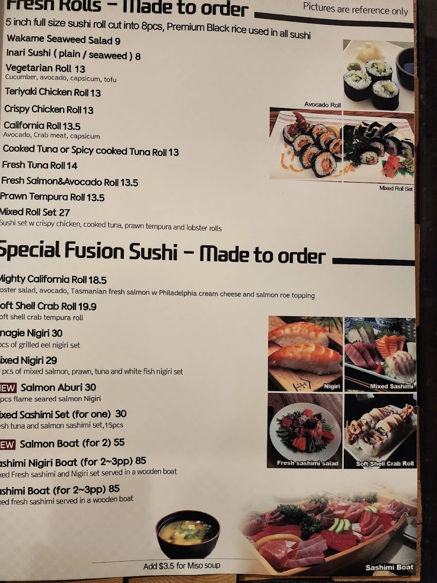 Menu, Meating Korean BBQ Nunawading