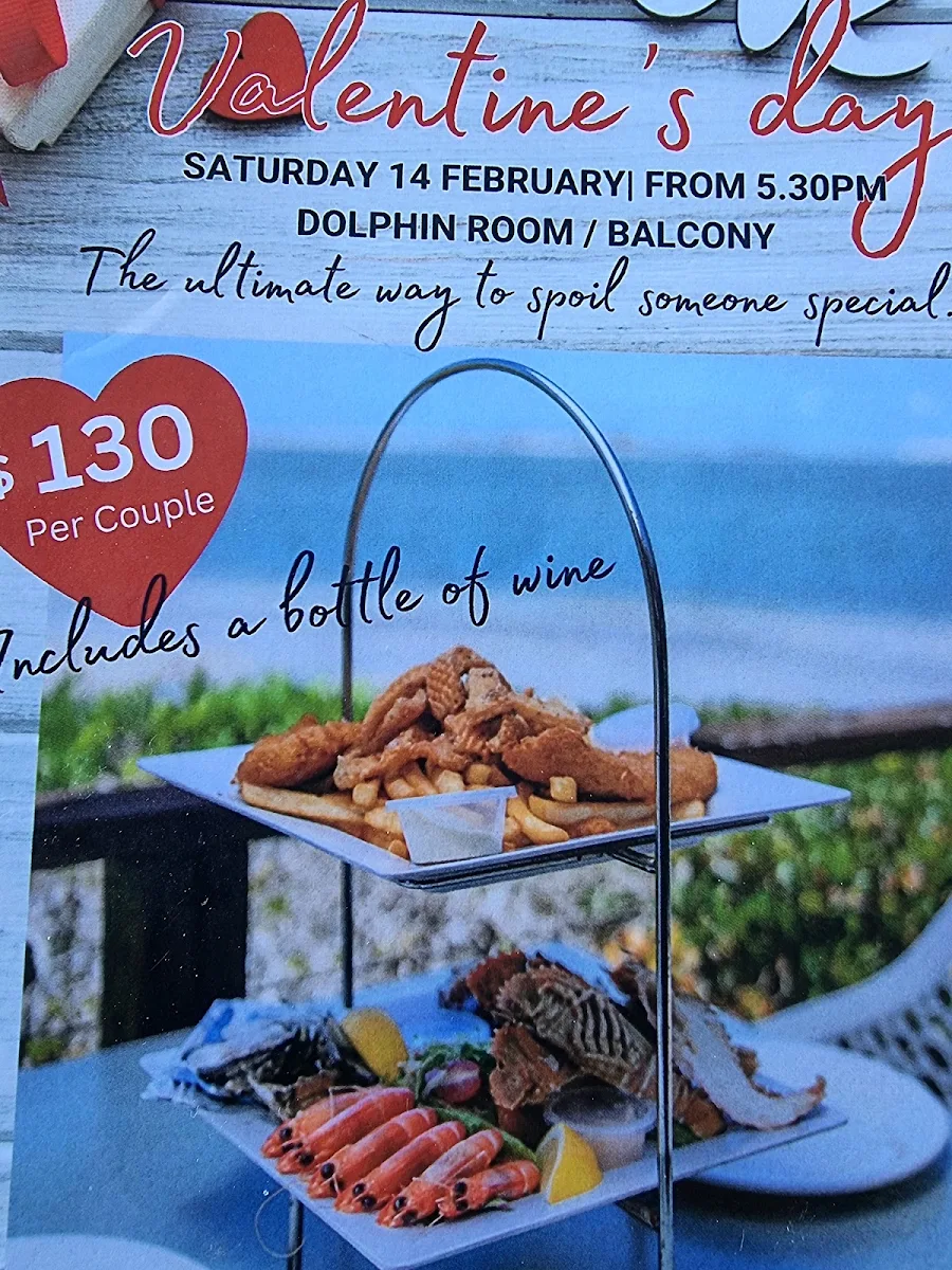 Menu, Caloundra Power Boat Club