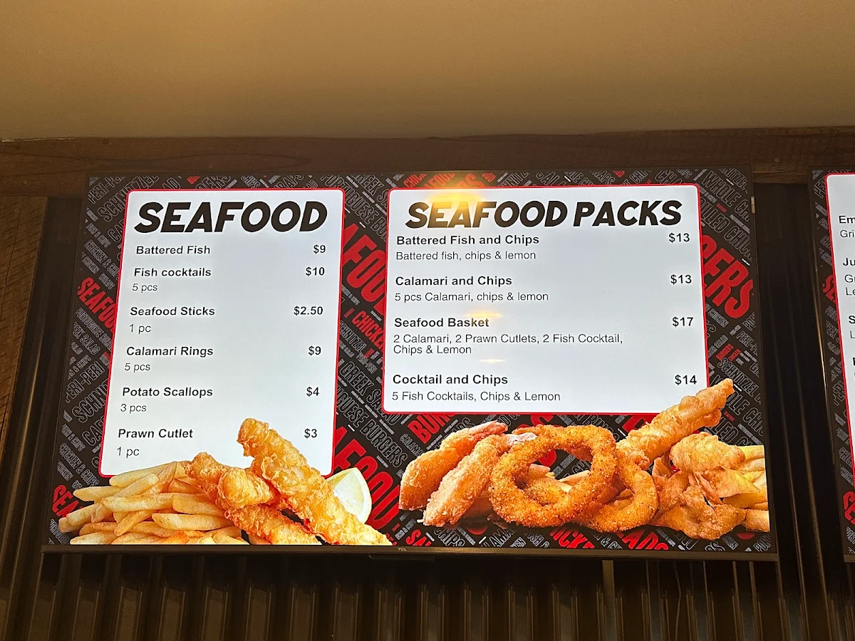 Menu, Chicken Empire