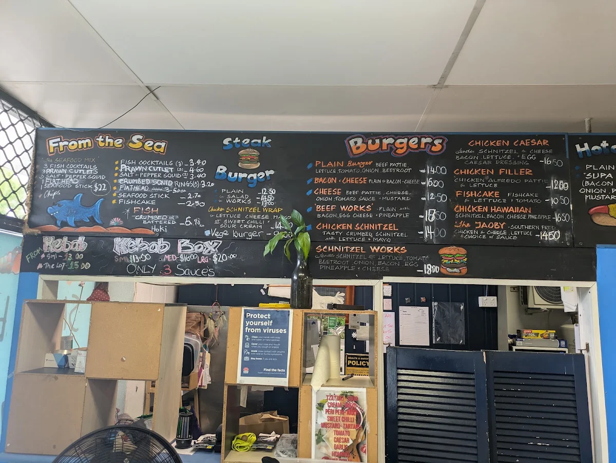 Menu, Shells By The Shore