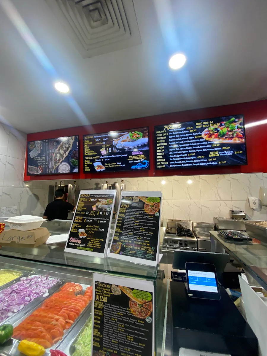 Menu, OZİ PIZZA&KEBAB