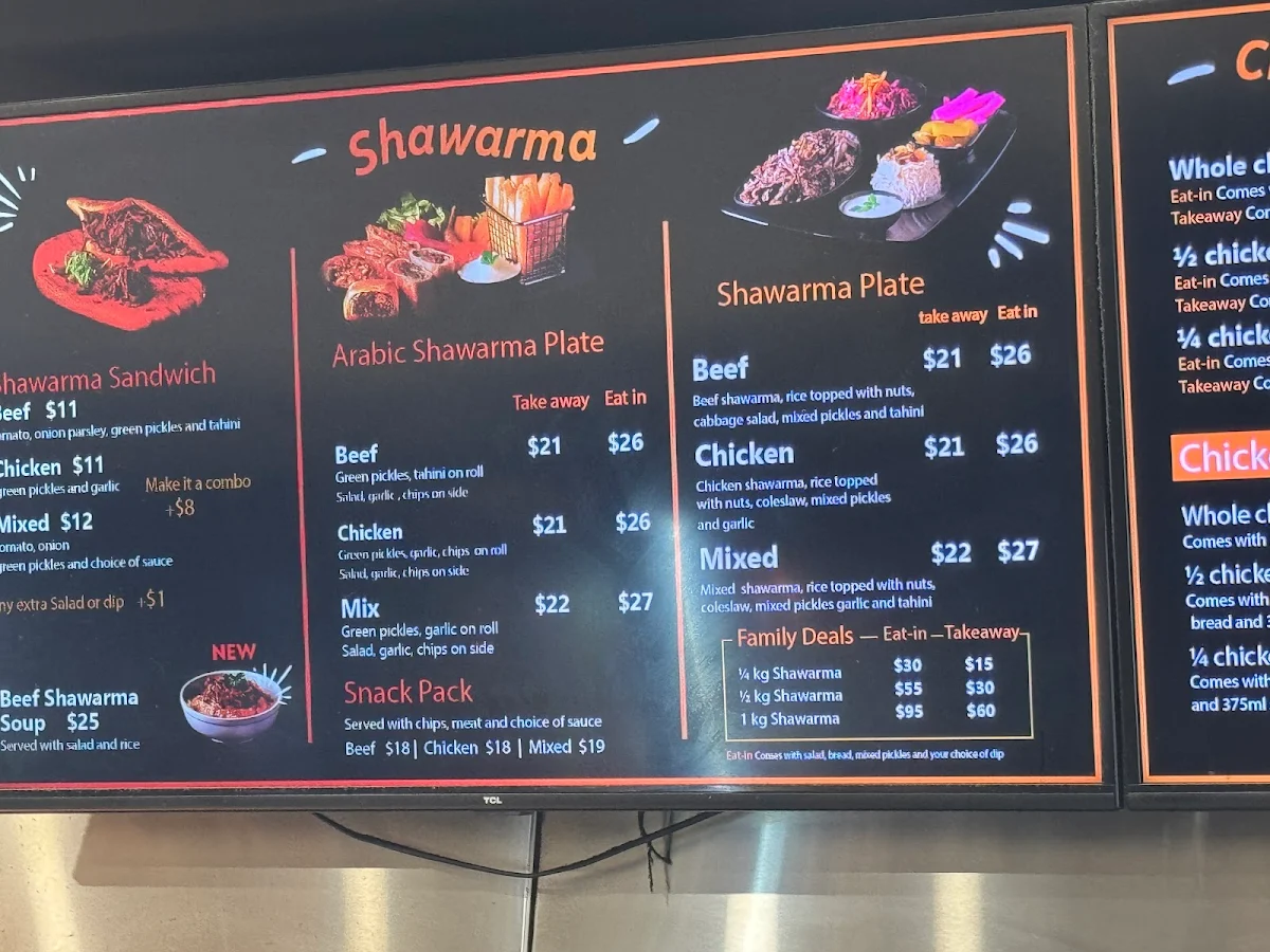 Menu, ANNABELA'S PTY LTD