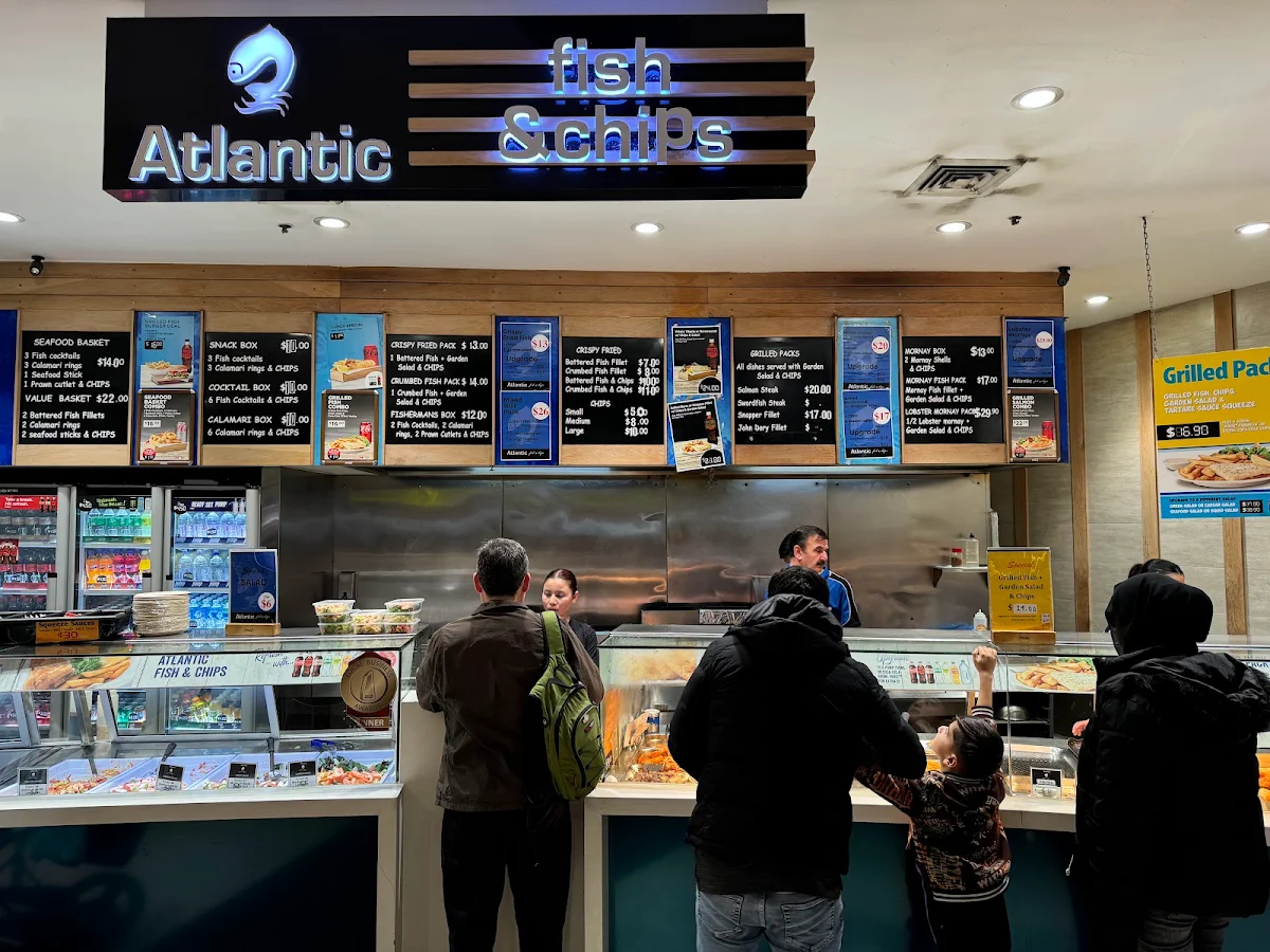 Menu, Atlantic Fish & Chips