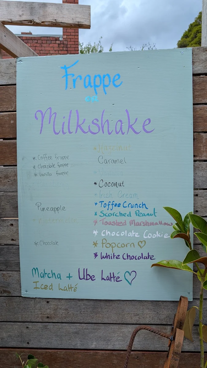 Menu, The Hungry Wombat Daylesford