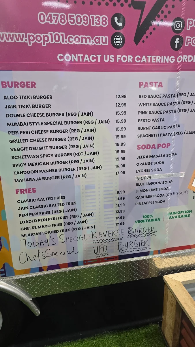 Menu, Khau gali