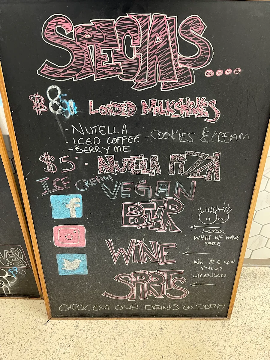Menu, Kebab Joint
