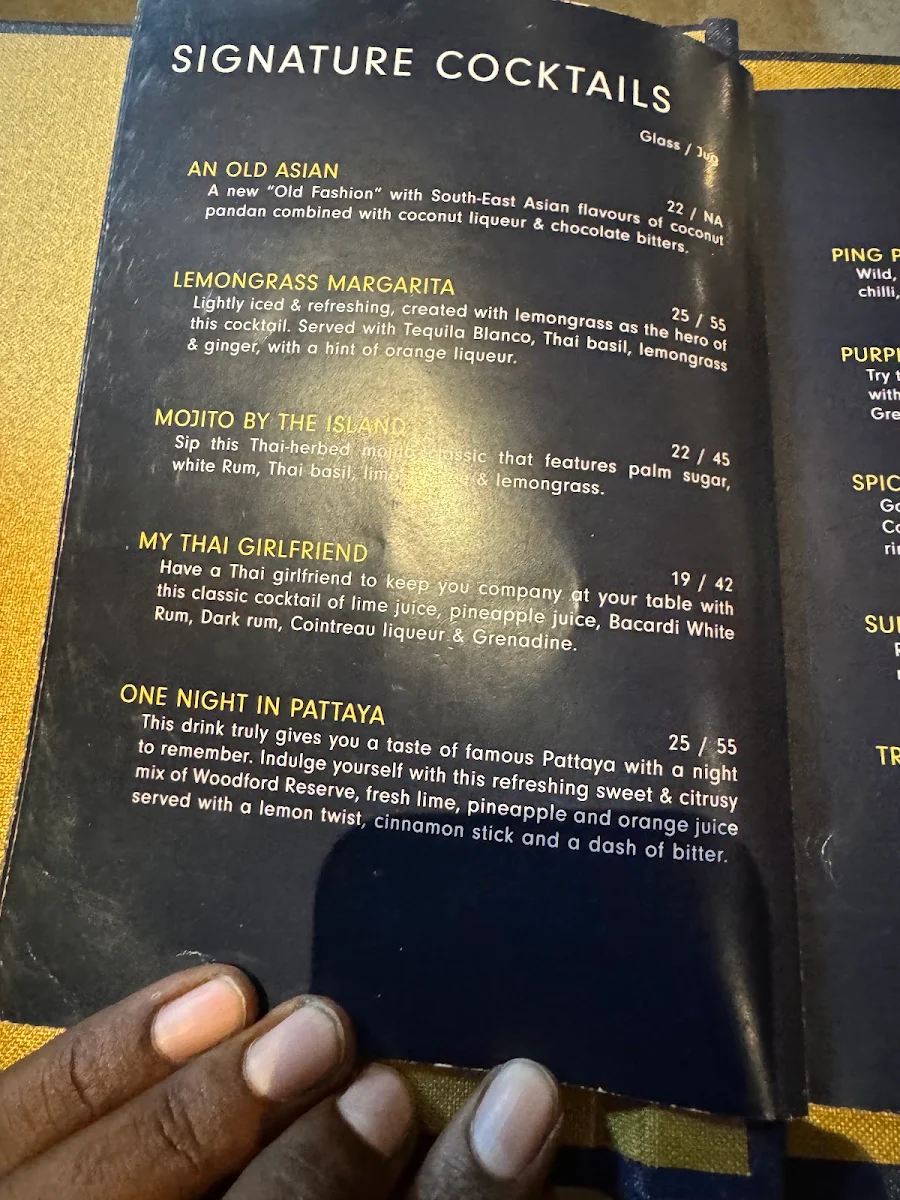 Menu, KITCHAI Halal Thai Restaurant and Bar