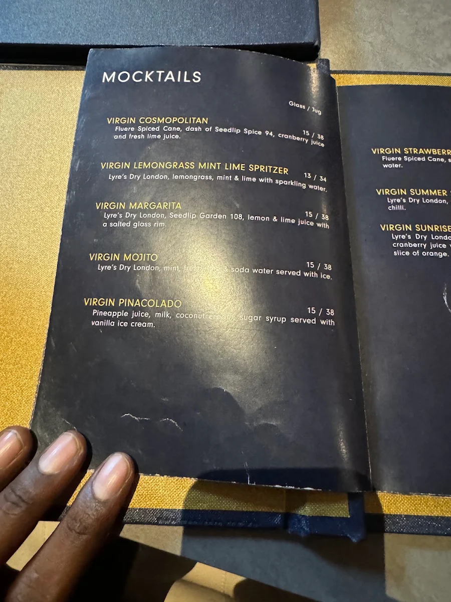 Menu, KITCHAI Halal Thai Restaurant and Bar