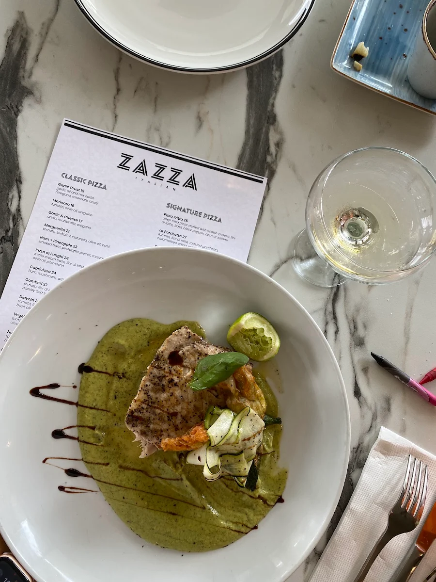 Menu, Zazza Italian