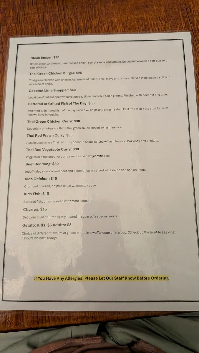 Menu, Buddhas Bites