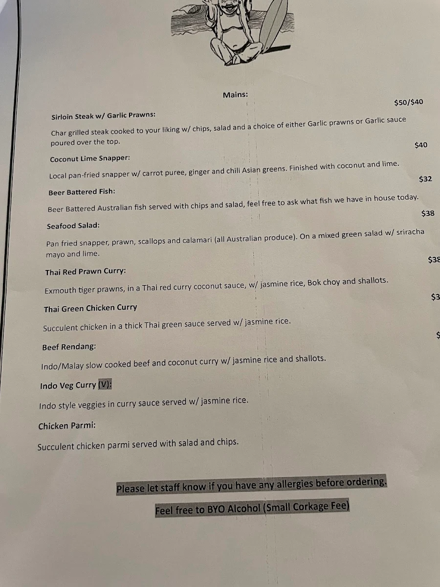 Menu, Buddhas Bites