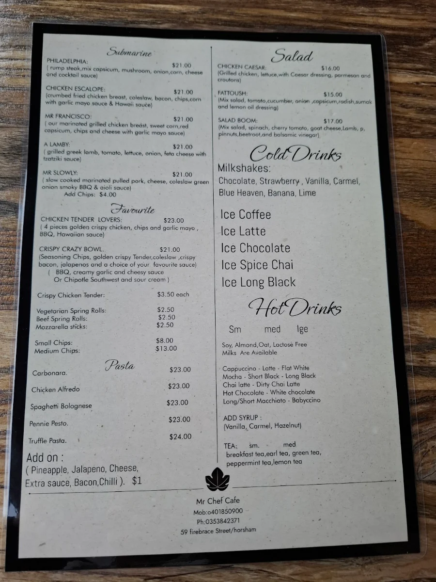 Menu photo 1