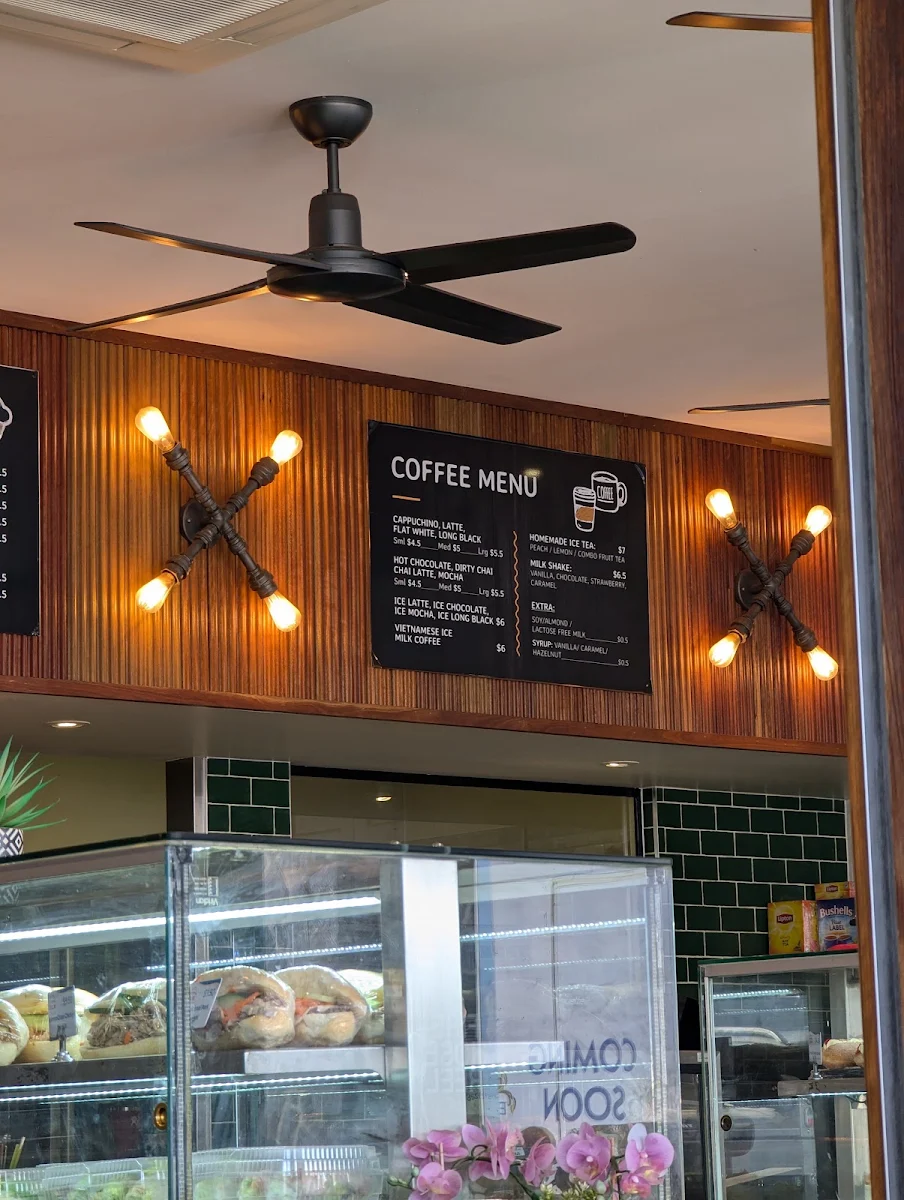 Menu, Ann Bakery & Coffee