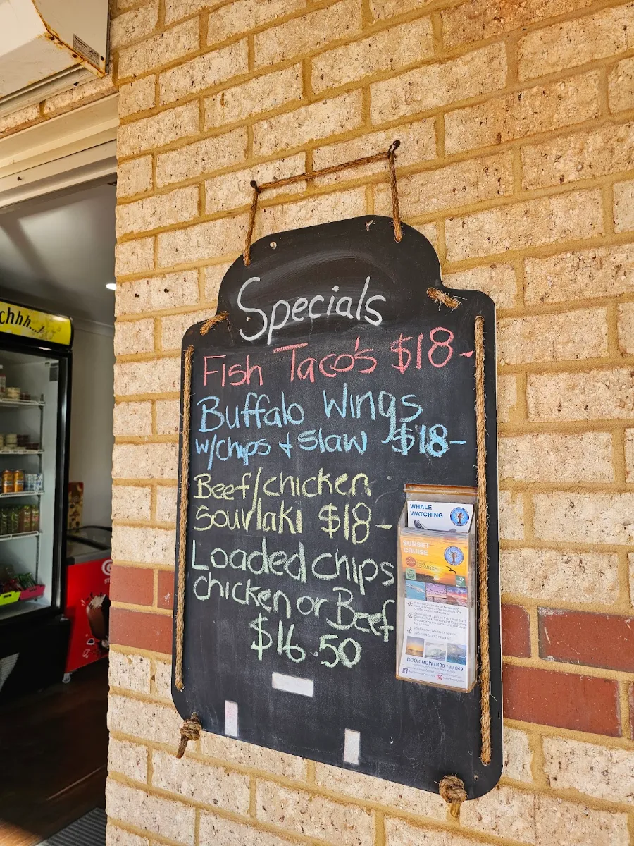 Menu, Kalbarri Fish n Chips